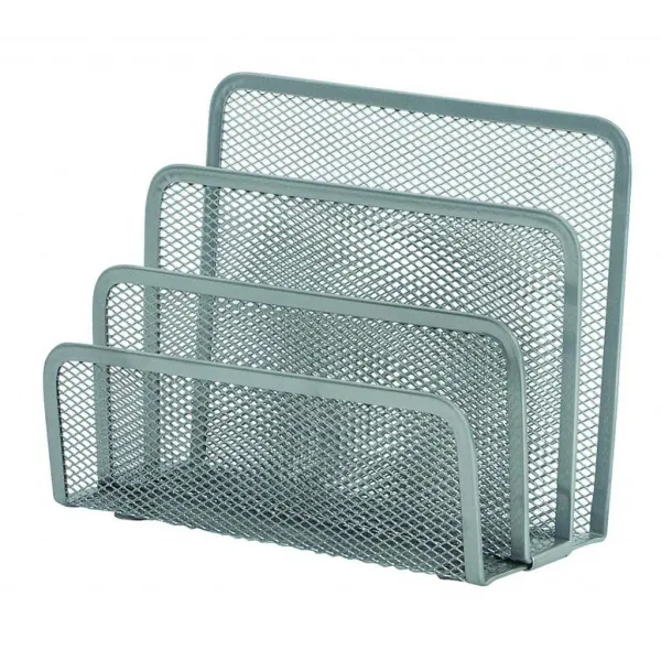 Q-CONNECT Drôtený stojan na listy 170x135x83mm strieborný