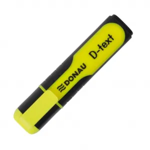 Zvýrazňovač DONAU D-text žltý