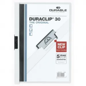 Durable Obal s klipom DURACLIP Original 30 biely