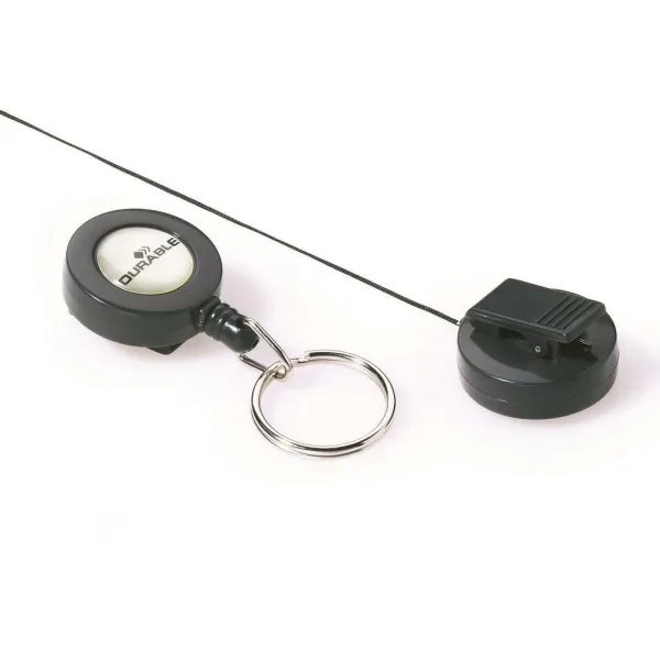 DURABLE Výsuvný kotúč s karičkou DURABLE 10ks (DU822258)