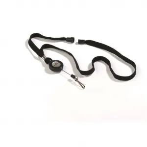 Snúrka na krk Závesný remienok DURABLE 10mm s kotúčom 10ks