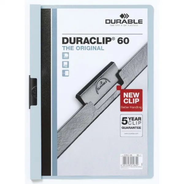 Durable Obal s klipom DURACLIP Original 60 svetlomodrý