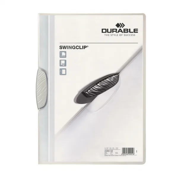 Durable Obal s klipom SWINGCLIP biely