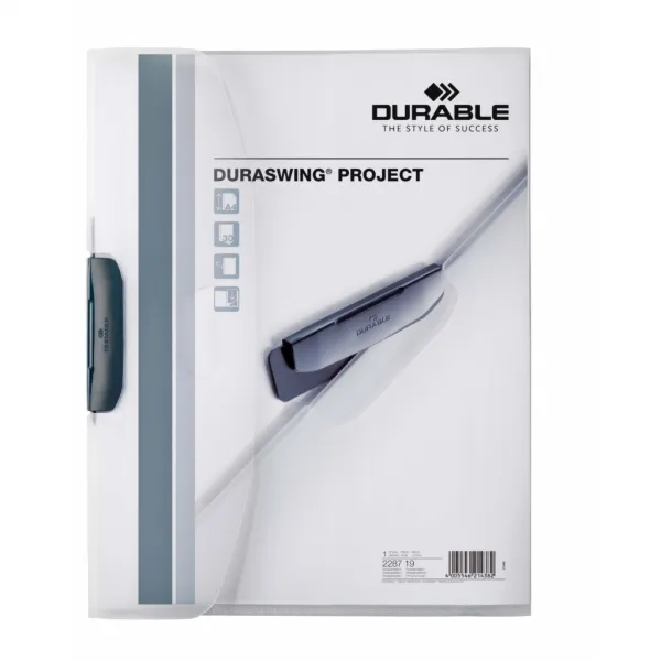 Durable Obal s klipom DURASWING PROJECT grafitový