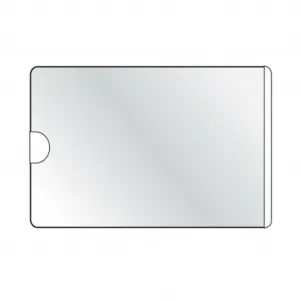 Samolepiace vrecko vizitkové s otvorom zboku DURABLE 93x62mm 100ks