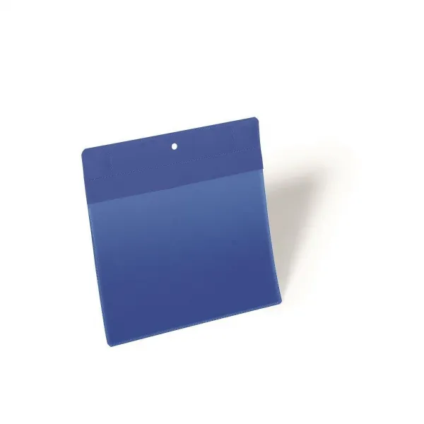 Durable Magnetické vrecko na dokumenty 210x148mm na šírku 10ks modré