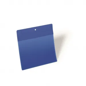 Durable Magnetické vrecko na dokumenty 210x148mm na šírku 10ks modré
