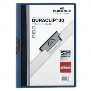 Durable Obal s klipom DURACLIP Original 30 tmavomodrý
