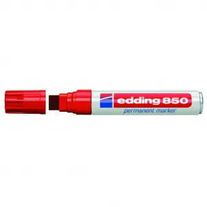 Permanentný popisovač edding 850 červený