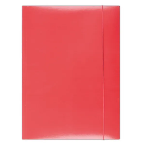 Kartónový obal s gumičkou Office Products červený