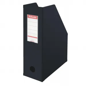 ESSELTE ZAKLADAČ, PVC/KARTÓN, 100 MM, SKLADATEĽNÝ,, VIVIDA ČIERNY