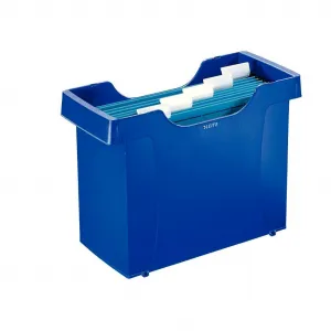 Zásobník na závesné obaly Leitz Plus modrý