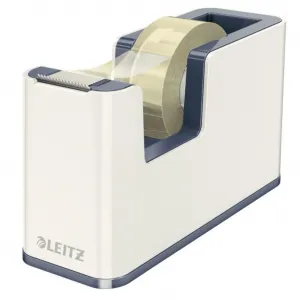 Leitz WOW Odvíječ pásky bílo-šedá / Na pásky do 19 mm x 33 m