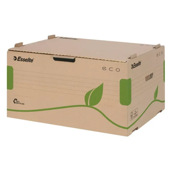 Esselte Eco archivačná krabica hnedo čierna 100 mm