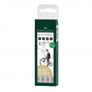 Faber-Castell 166004 Ecco Pigment 4 ks