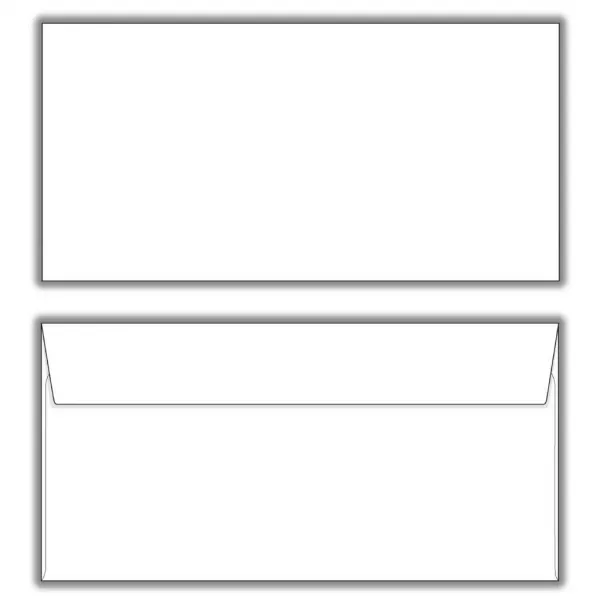 Harmanec-Kuvert Poštové obálky DL s páskou, 1000 ks