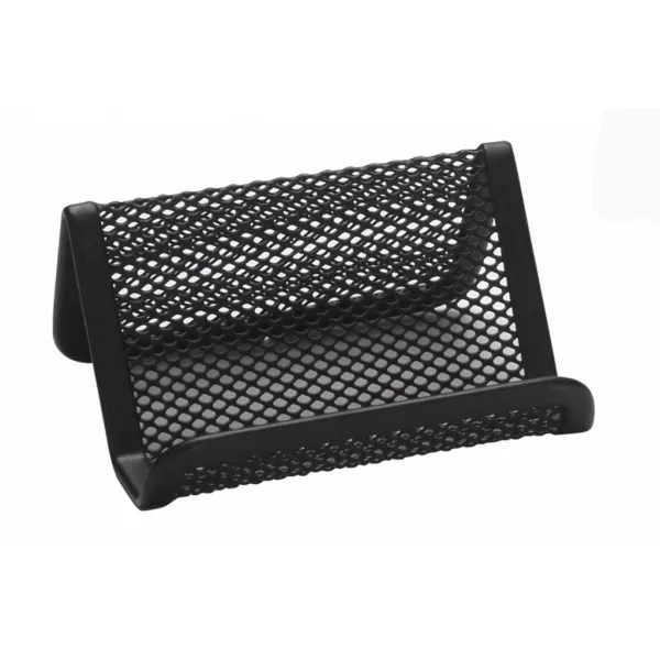 Q-Connect drôtený stojan na vizitky čierny 95 x 75 x 45 mm QC004728