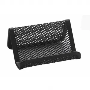 Q-Connect drôtený stojan na vizitky čierny 95 x 75 x 45 mm QC004728
