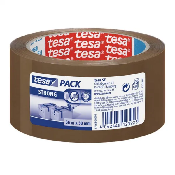 tesa Baliaca páska STRONG PP akrylát nehlučná hnedá 66 m x 50 mm