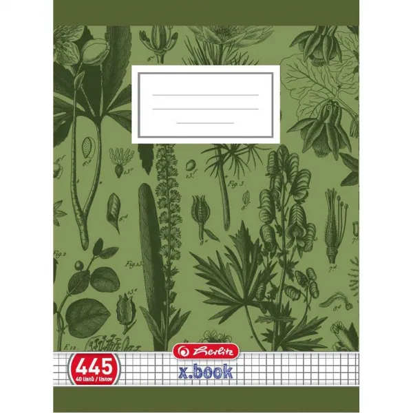 Zošit Herlitz 445 A4 štvorčekový 70g/m2