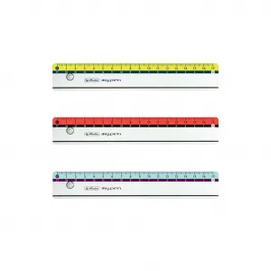 Pravítko Herlitz my.pen 17cm plastové mix farieb