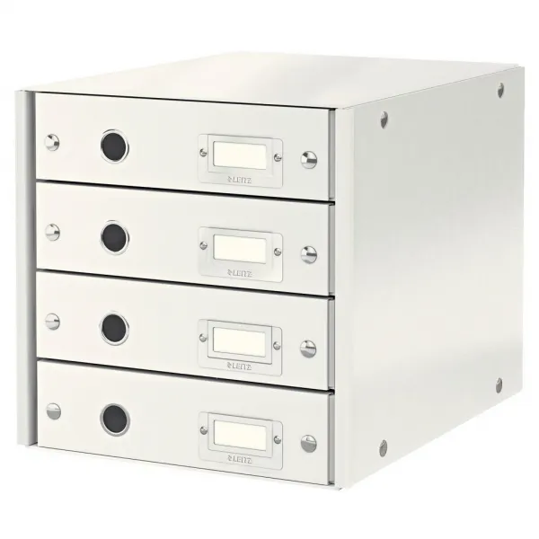 LEITZ Zásuvkový box Leitz Click & Store 4 zásuvky biely