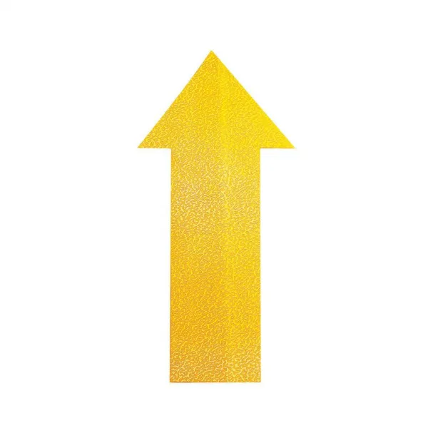 Durable Podlahové značenie ŠÍPKA žlté 10ks