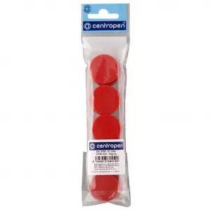 Centropen Magnety 30mm červené 10ks