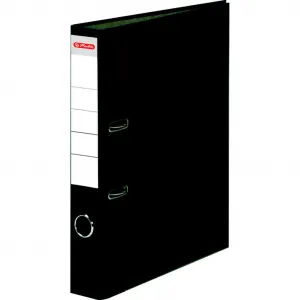 Herlitz Zakladač pákový Mramor A4 5cm čierny