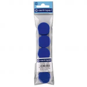 Centropen Magnety 30mm modré 10ks