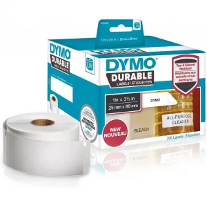 Dymo polypropylenové štítky 89mm x 25mm, biele, multifunkčné, 2x350 ks, 2112285