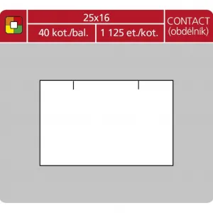 Motex Etikety 16x23 pre1623 cenovka biela