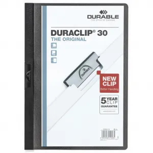 Durable Obal s klipom DURACLIP Original 30 čierny