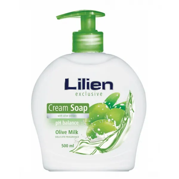 Tekuté mydlo krémove Lilien 500 ml Oliva milk
