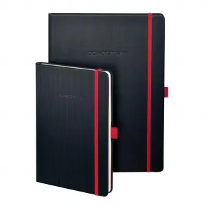 Sigel Zápisník CONCEPTUM Red Edition A4, linajkový čierno-červený
