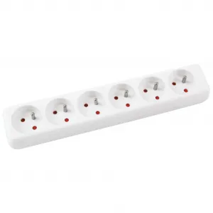 Predlžovací kábel Office Products so 6 zásuvkami 5m