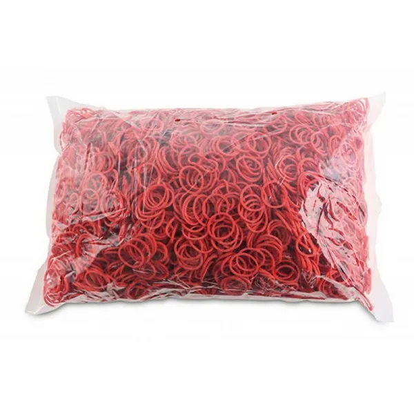 Gumičky Office Products 20mm 1kg červené
