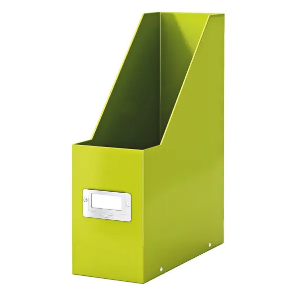 Stojan na časopisy Leitz Click & Store metalická zelená