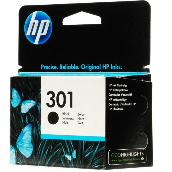 Atramentová náplň HP CH561EE HP 301 pre Deskjet 1050A/1510/2050/2050A black (190 str.)