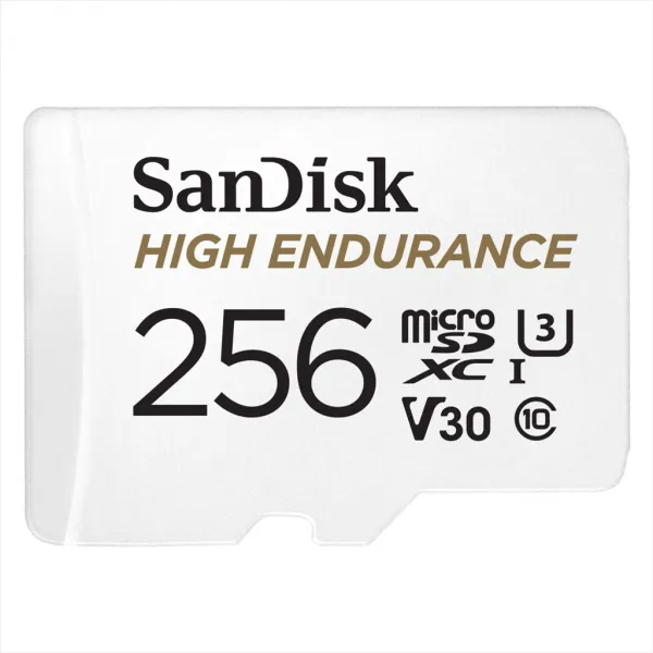 SanDisk microSDXC High Endurance Video 256 GB C 10 U3 V30, adaptér 85235110