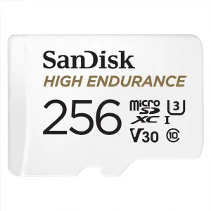 SanDisk microSDXC High Endurance Video 256 GB C 10 U3 V30, adaptér 85235110