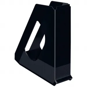 ESSELTE ZAKLADAČ, PLASTOVÝ, 68 MM, "EUROPOST", VIVIDA ČIERNY