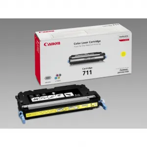 CANON CRG711 (1657B002), originálny toner, žltý, 6000 strán, Pre tlačiareň: CANON LBP5360, CANON LBP5300, CANON I-SENSYS MF9130, CANON I-SENSYS