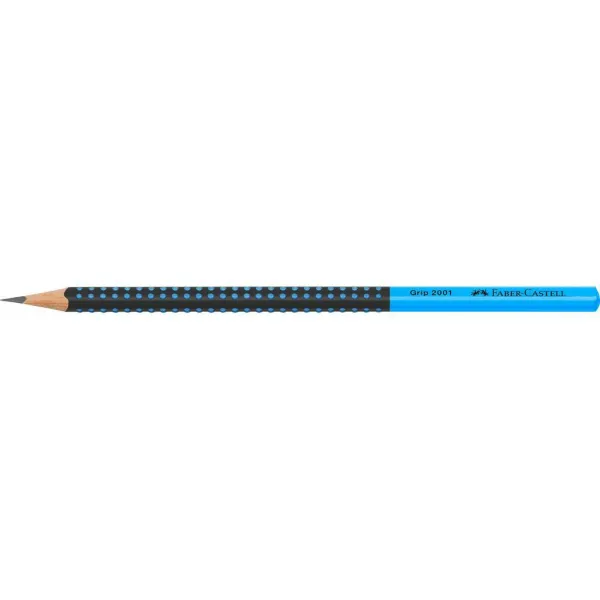 Faber-Castell Ceruzka Grip 2001/HB Two Tone čierna/modrá 12ks