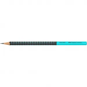 Faber-Castell Ceruzka Grip 2001/HB Two Tone čierna/tyrkysová 12ks