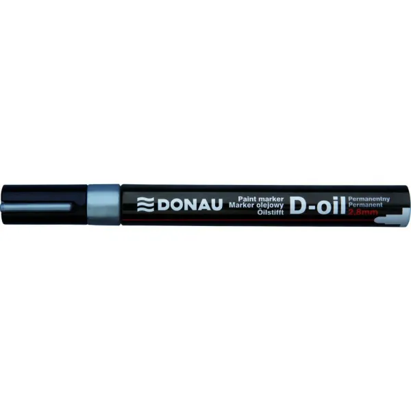 Popisovač lakový 2,8mm D-OIL strieborný
