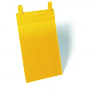 Durable Vrecko na dokumenty s páskami 210x297mm na výšku 50 ks žlté