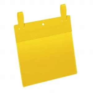 Durable Vrecko na dokumenty s páskami 297x210mm na šírku 50 ks žlté