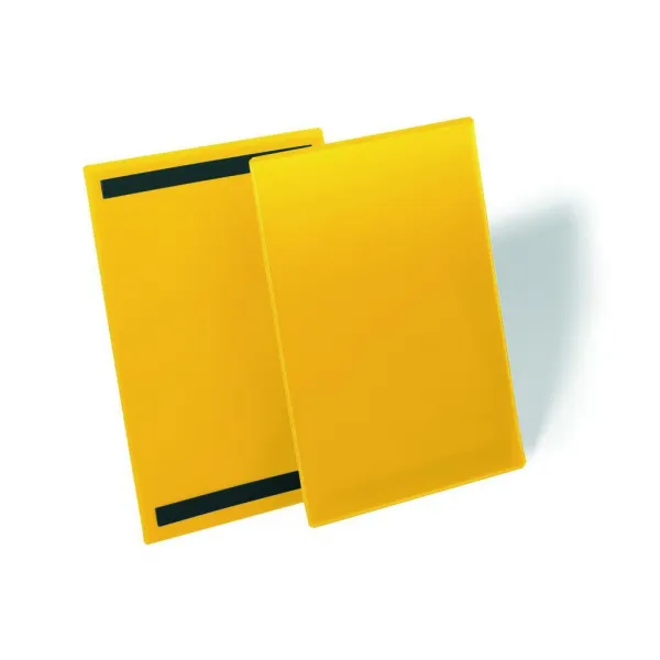 Durable Magnetické vrecko na dokumenty 210x297mm na výšku 50ks žlté