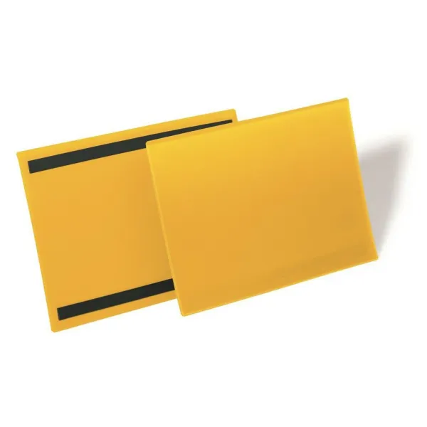 Durable Magnetické vrecko na dokumenty 297x210mm na šírku 50ks žlté